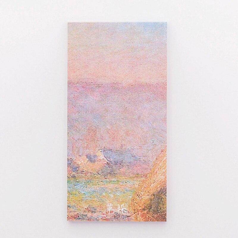 Kawaii Lange Memo Pad Sticky Notes Briefpapier Sticker Landschap Seaside Planner Kantoor School Plan Van: New 5