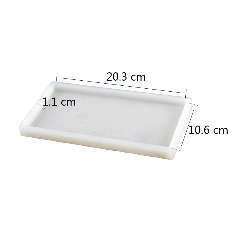 Beton Plaat Siliconen Mal Rechthoek Handgemaakte Cement Tray Mould Home Decoratie Tool