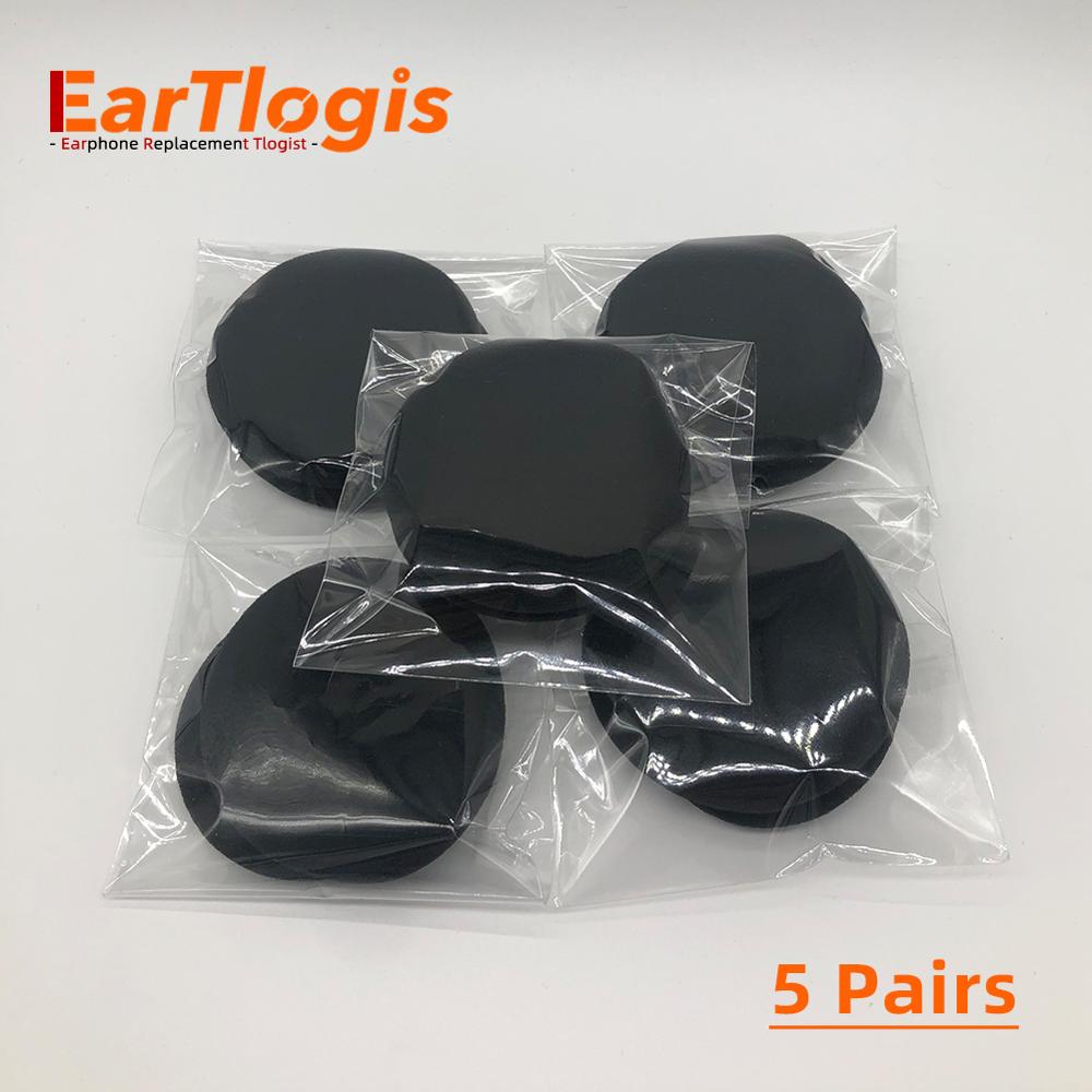 EarTlogis Sponge Replacement Ear Pads for Sennheiser PC230 PC8 PC-230 PC-8 USB Headset Parts Foam Cover Earbud Tip Pillow: 5 Pairs