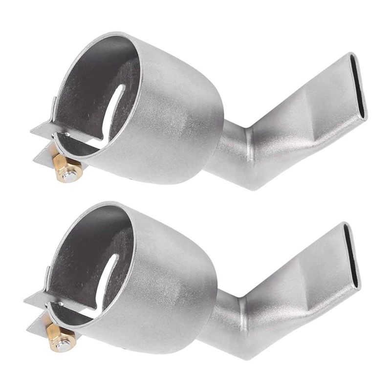 2Pcs 20 Mm 90 Degree Angled Wide Slot Weld Nozzle For Plastic Welding Nozzle Air Heat Tools