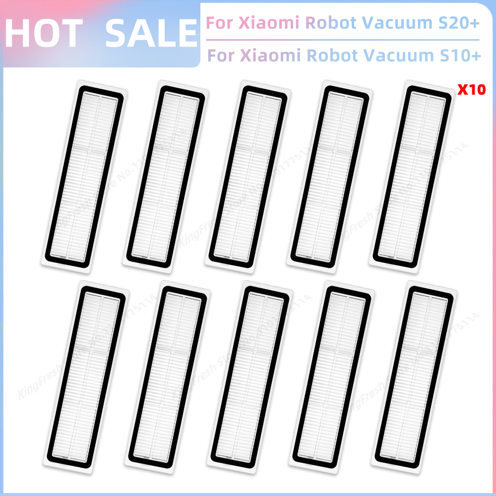 Passend Für Xiaomi Robot Vacuum S20+ Plus B108GL / S10+ Plus B105 Staubsauger Teile Hauptwalze Seitenbürste Hepa-Filter Mopptuch Zubehör: Burgunderrot