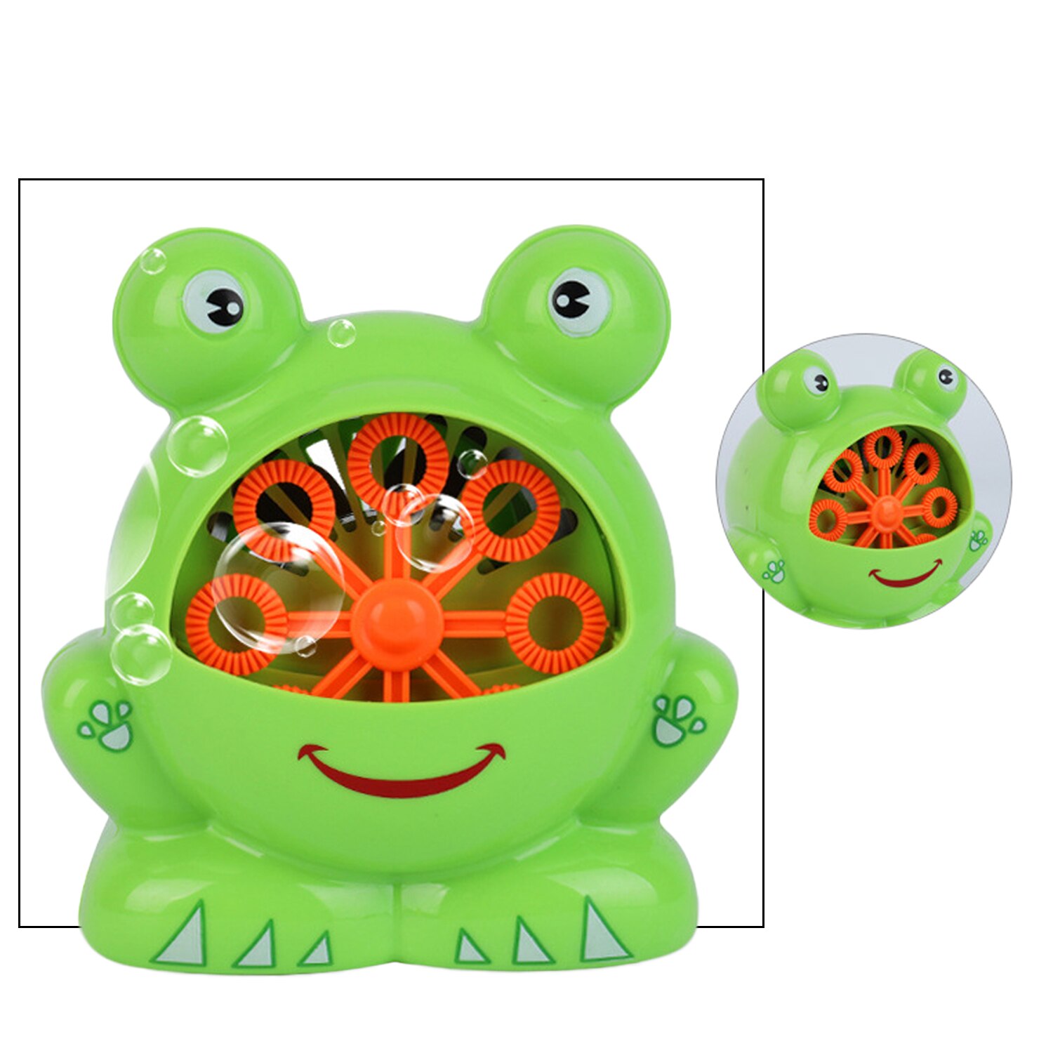 Baby Schlecht Spielzeug Nette Lustige Elektrische Frosch bilden Batterie angetrieben blasiert Hersteller Maschine blasiert Gebläse Spielzeug für freundlicher Dusche Badewanne