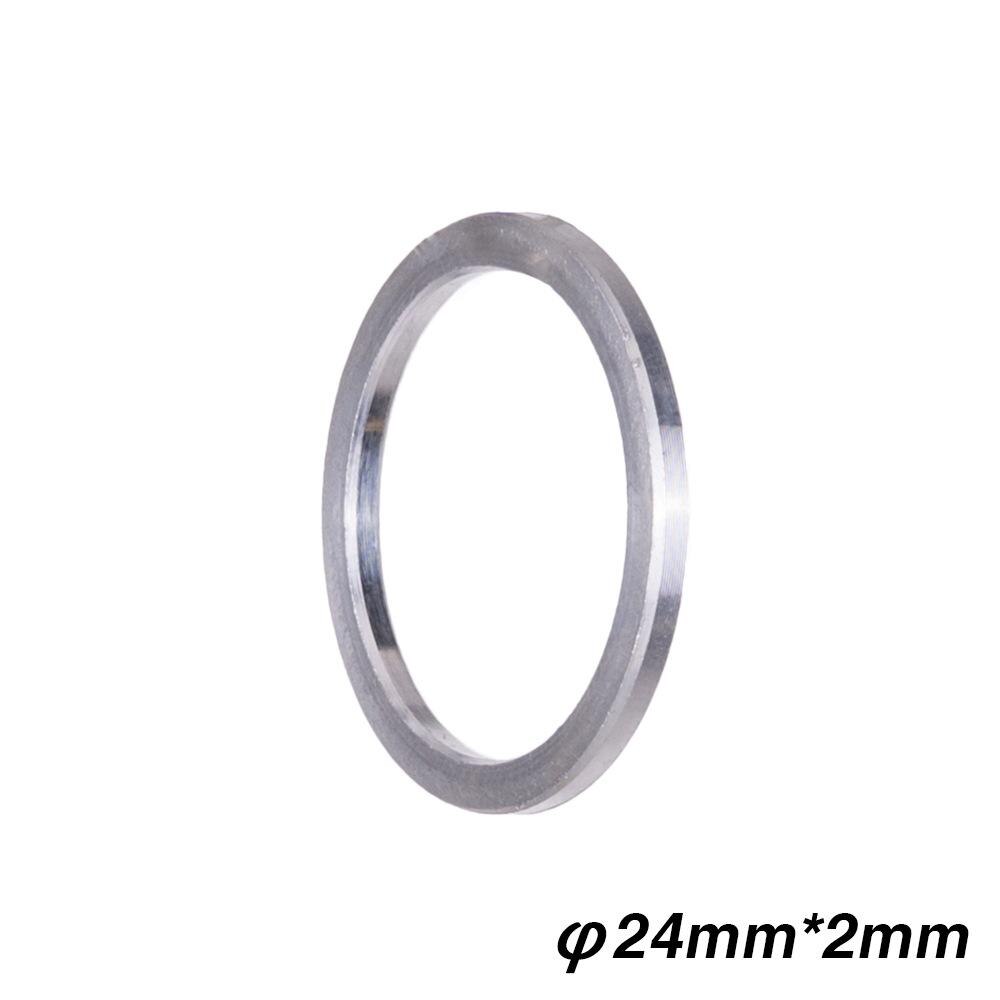 ZTTO – support de pédalier 1/2/3mm, espaceurs de pédalier, adaptateur d&#39;espacement d&#39;axe central CNC pour vélo de route vtt, 24mm de diamètre: 2MM