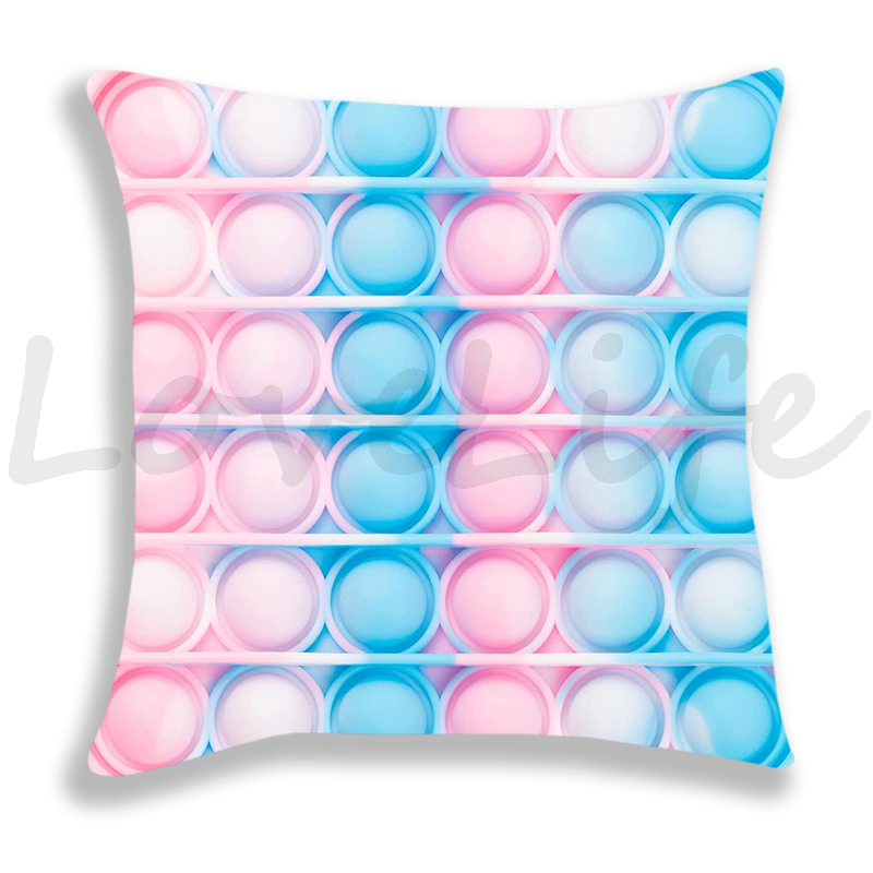 Pop Het Gedrukt Kussensloop Leuke Kussenhoezen Voor Fauteuil Bed Thuis Decoratieve Regenboog Kleur Kussensloop Kids kussensloop: 5