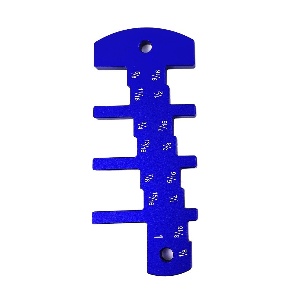 Router Depth Gauge Woodworking Table Saw Metric Caliper Aluminum Alloy Measuring Tool Ultimate Clarity Ruler