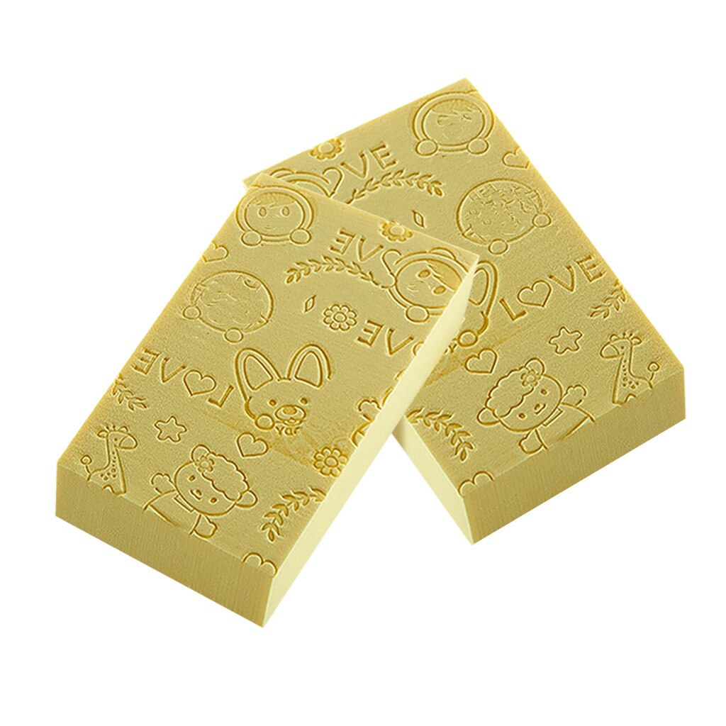 2x Bath Sponge Adult Child Soft Exfoliating Body Skin Bathing Soft Body Cleaning Bath Spa Sponge Scrub Bath Ball #20: Yellow