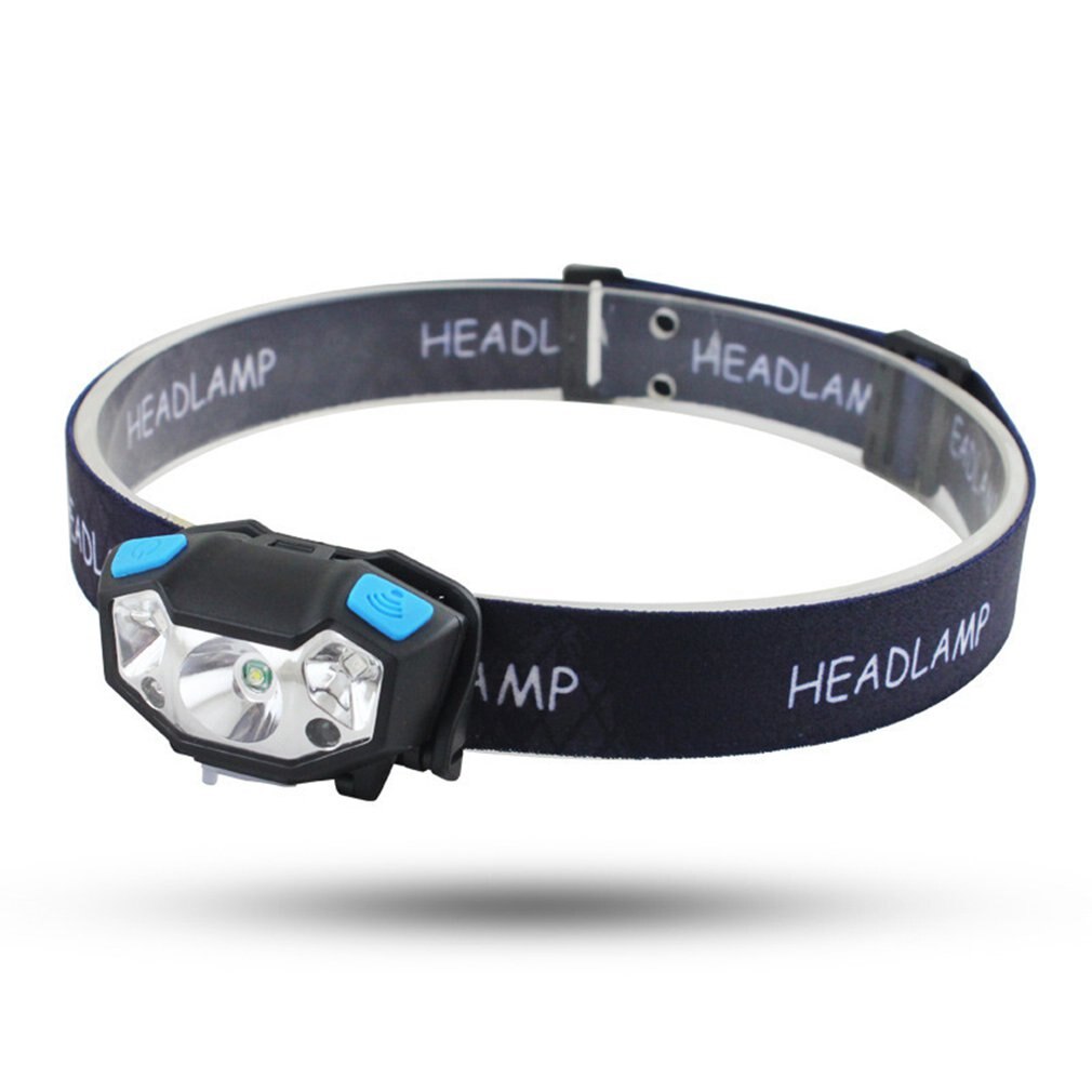 Mini oplaadbare led-koplamp met bewegingssensor, ingebouwde led-koplamp met usb-aansluiting: Default Title