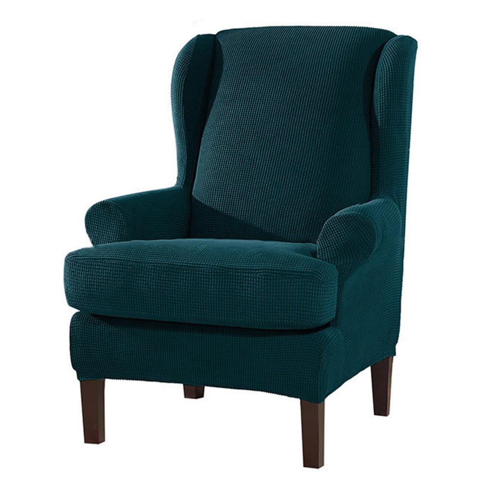 2 stk spandex stof stretch stol betræk elastisk lænestol slipcovers stol betræk til restaurant bryllup banket hotel hjem indretning: Grøn