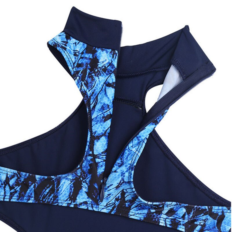 Kids Girls Sleeveless Leotard for Ballet Dance Mock Neck Cutouts Waist Racer Back with Zipper Gymnastics One-piece Jumpsuit