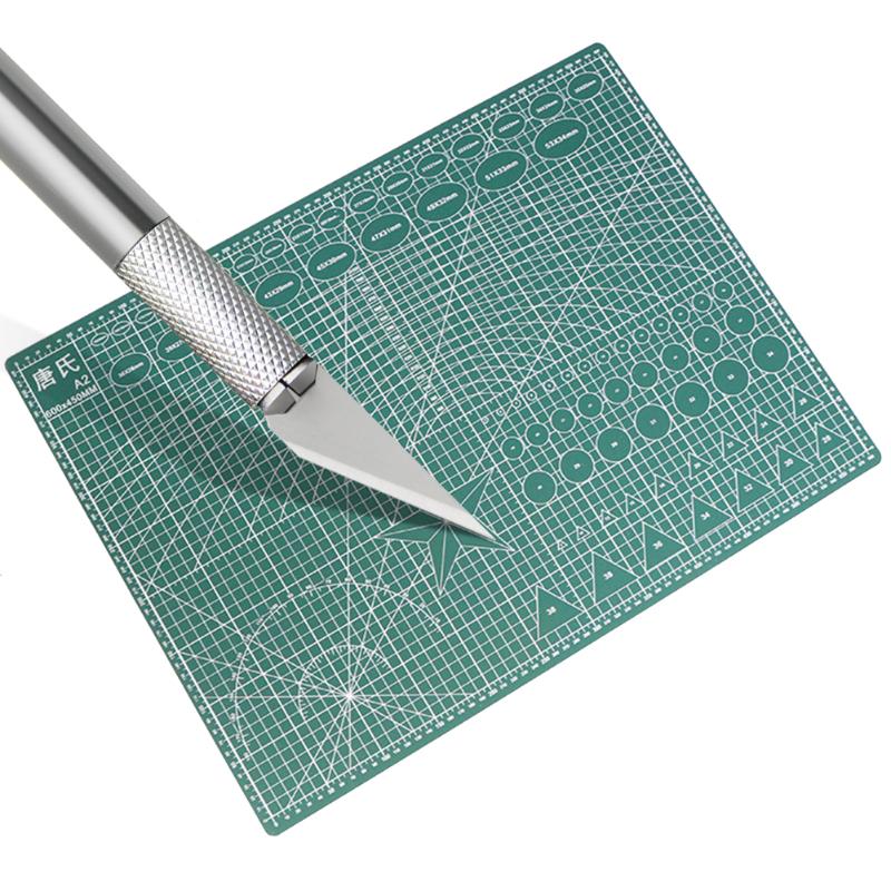 A2 Snijden Backing Plaat Handmatige Backing Plaat Dubbelzijdig Snijden Papier Backing Plaat Carving Board Rubber Backing Plaat Down