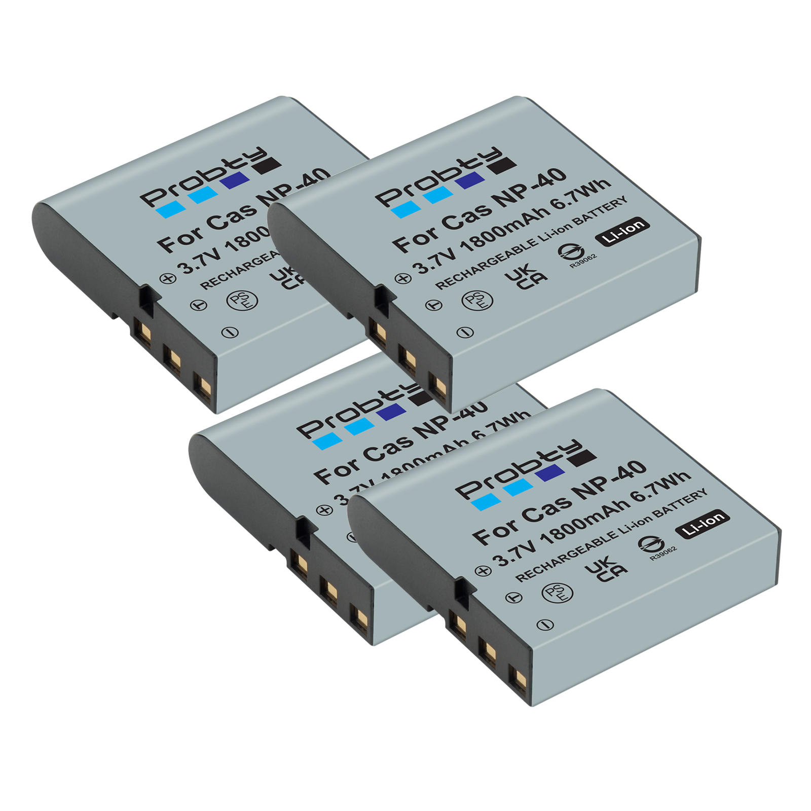 Batería para cámara Kodak AZ362 AZ522 AZ501 AZ526 AZ361 AZ521 AZ422 AZ525 AZ527 AZ528 AZ421, batería de 1800mAh LB-060 LB060 NP-40 NP 40: Negro
