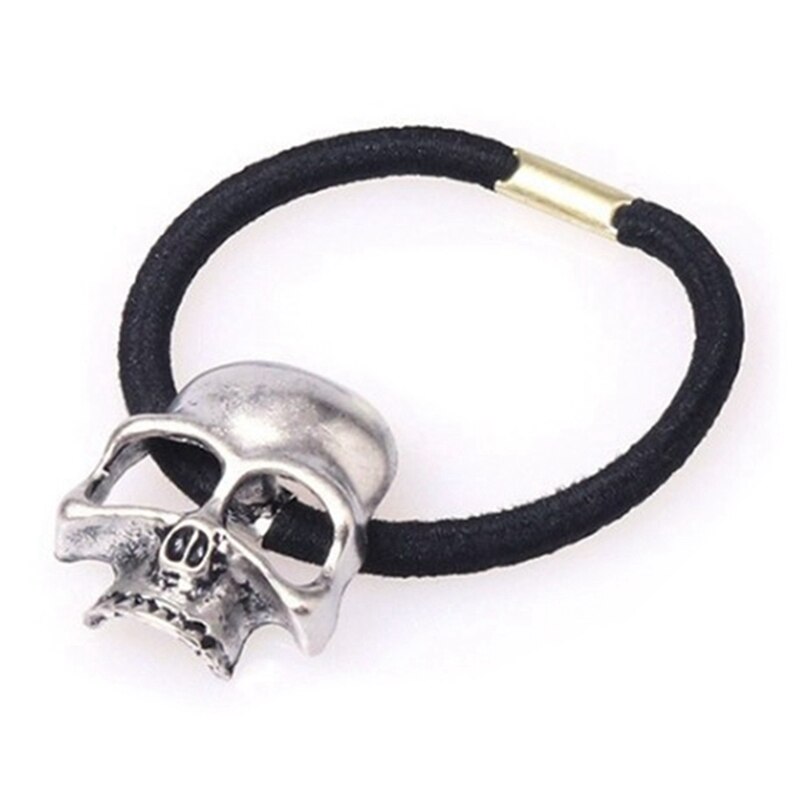 Halloween metalen schedelbot haarband haaraccessoires, haarband elastische haarband, haaraccessoires, sieraden vrouwen: Sv