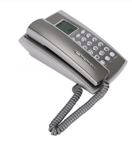 Petit poste d'appel entrant hôtel téléphone mural sans batterie téléphone fixe mural rouge téléphone filaire de bureau