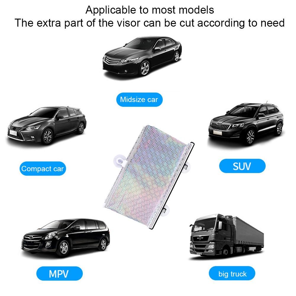 Parasol pour voiture, Durable pliable, pare-soleil pour voiture, pare-soleil, réflecteur pour SUV, camions