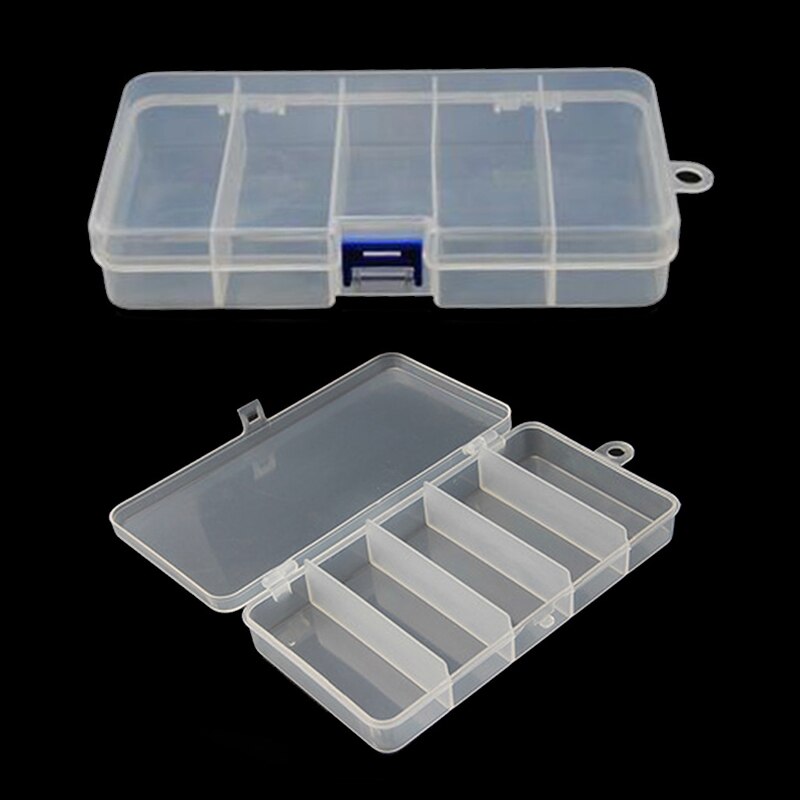 Fishing Tackle Box 5 Compartment Hook Box Fishing Tackle Accessories Lure Hook Boxes Fishing Tackle Box