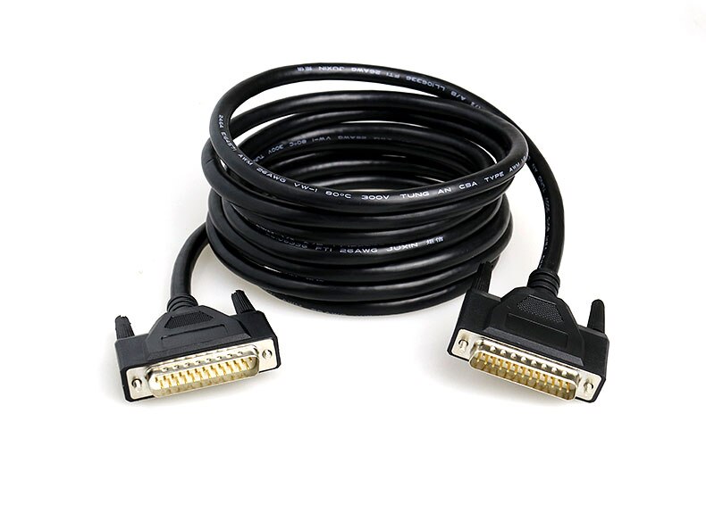 1.5 m DB25 mannelijke-DB25 mannelijke parallel printer kabel db25 man-vrouw gender verlengkabel