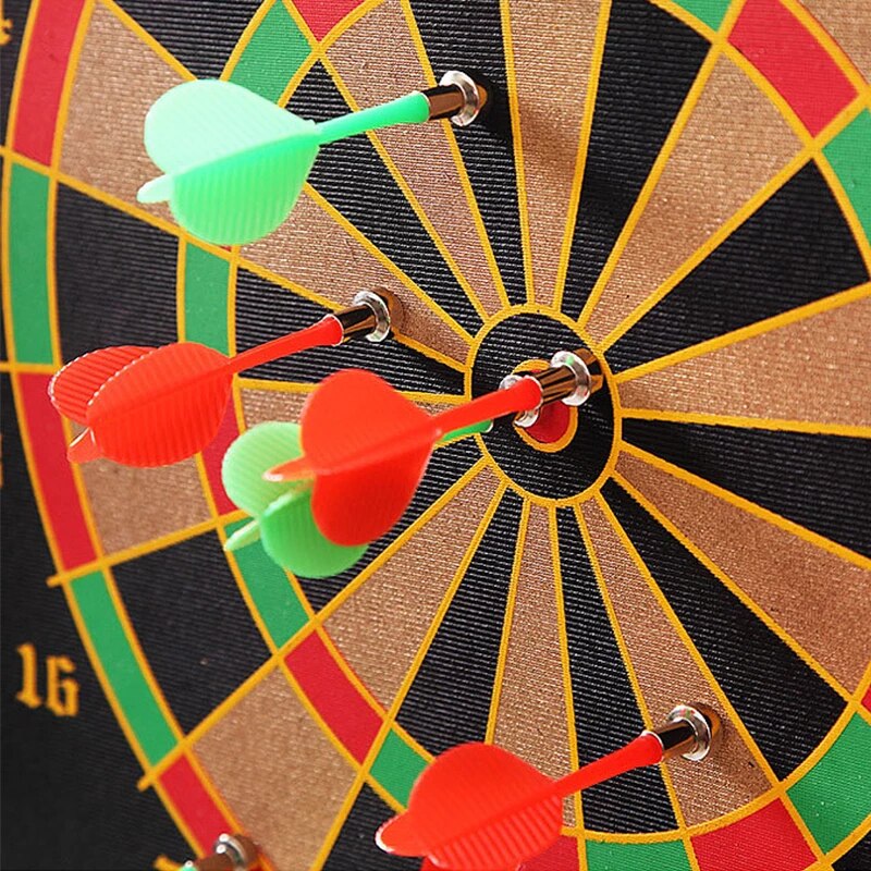12/15/17 Inch Magnetische Dartbord Darts Pak Dubbelzijdig Massaal Dartboards Darts Plaat Van Veiligheid Dart Veiligheid Game board Speelgoed