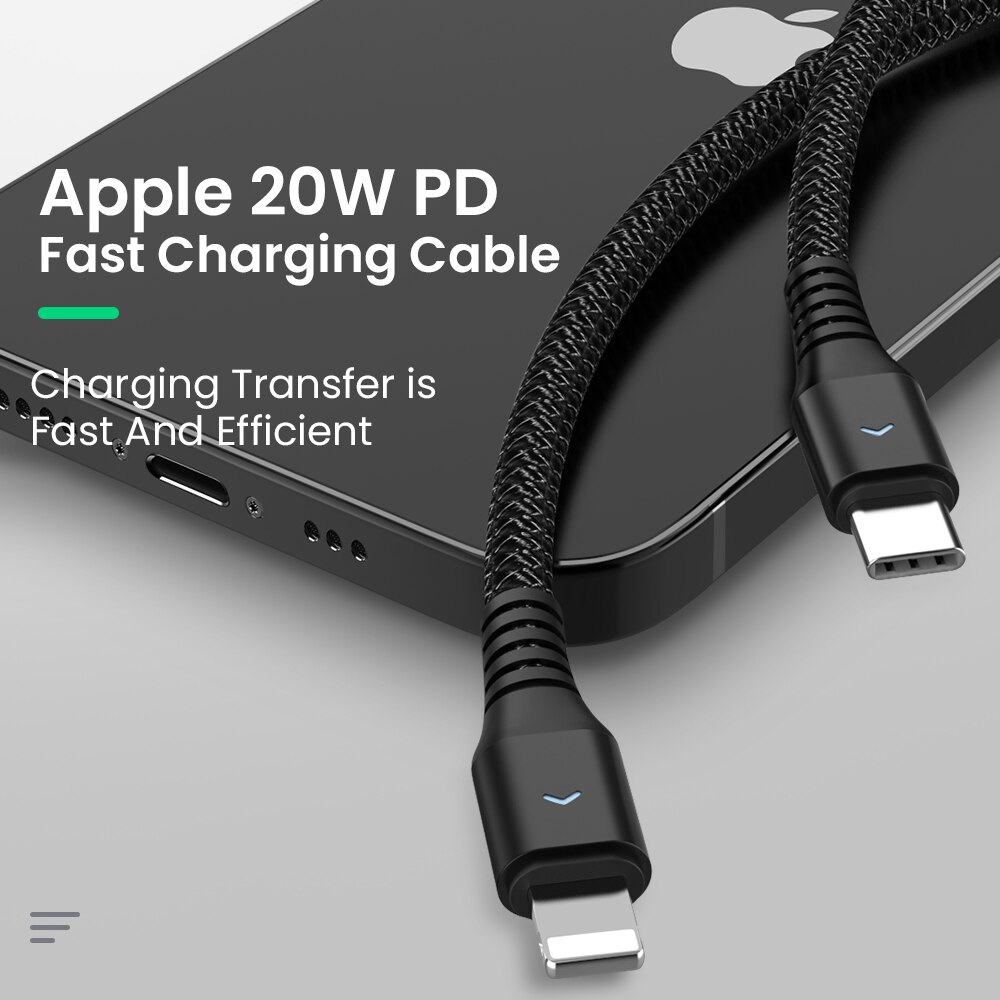 Cavo USB tipo C PD da 20W per iPhone 12 pro 12 mini caricabatterie a ricarica rapida per iPhone 11 XS XR X cavo dati USB C cavo di alimentazione