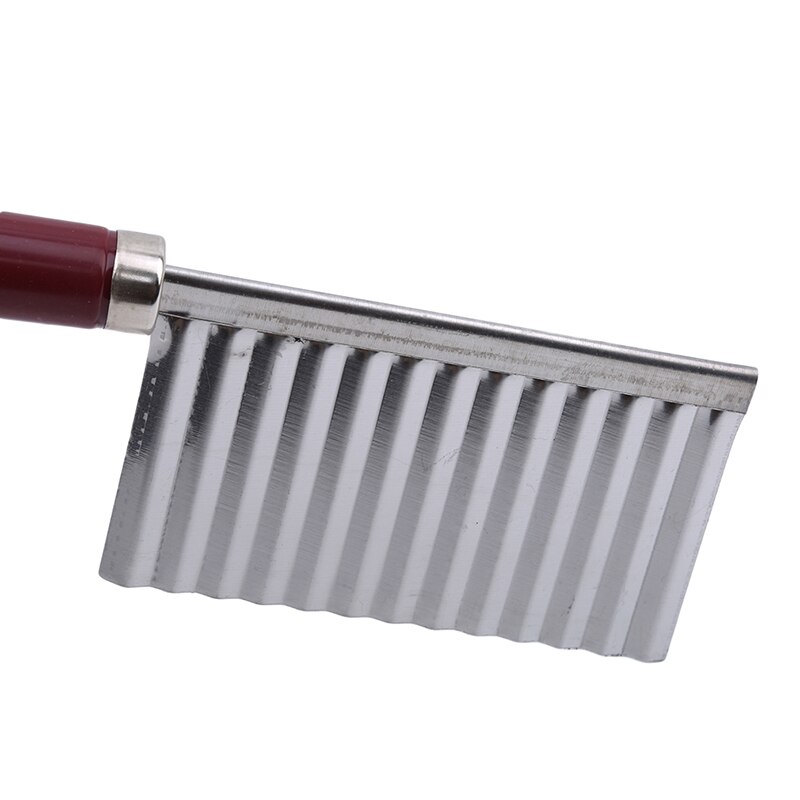 Aardappel Golvende Randen Mes Roestvrij Staal Keuken Gadget Groente Fruit Snijden Snijden Dunschiller Koken Gereedschap