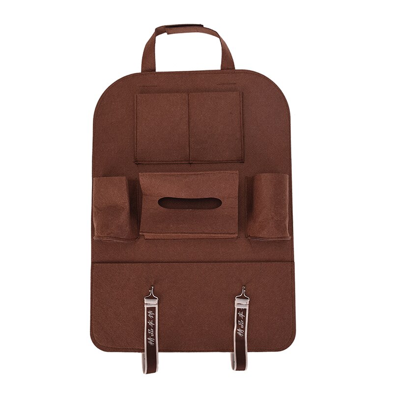Assento de carro automático de volta multi-bolso sentiu armazenamento saco organizador titular acessório armazenamento garrafa de água, revista, copo, alimentos, etc.
