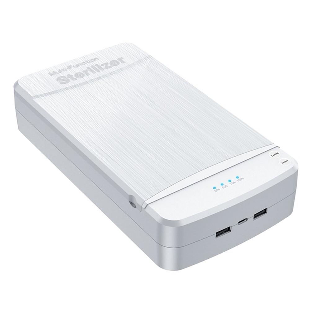 Multifunctional Portable Mobile Ultraviolet Disinfection Box Intelligent Sterilization UV Disinfection: White
