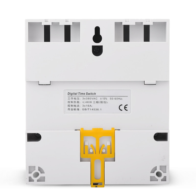 Drei phasen 380v 415v Timer programmierbare Schalter mit Hintergrundbeleuchtung