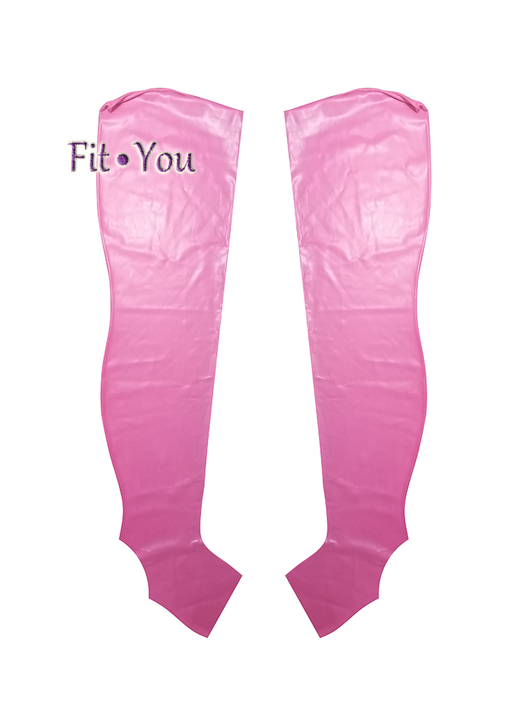 Nuove calze in lattice color carne Calze cosplay Tubo sexy Calzini lunghi Collant senza cuciture leggings Suola aperta o copertura completa: S / Cachi