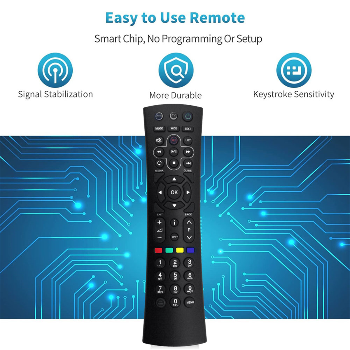 Vervang de RM-H01U-afstandsbediening voor Humax ICord Mini ICord-kabel HD Nano Connect