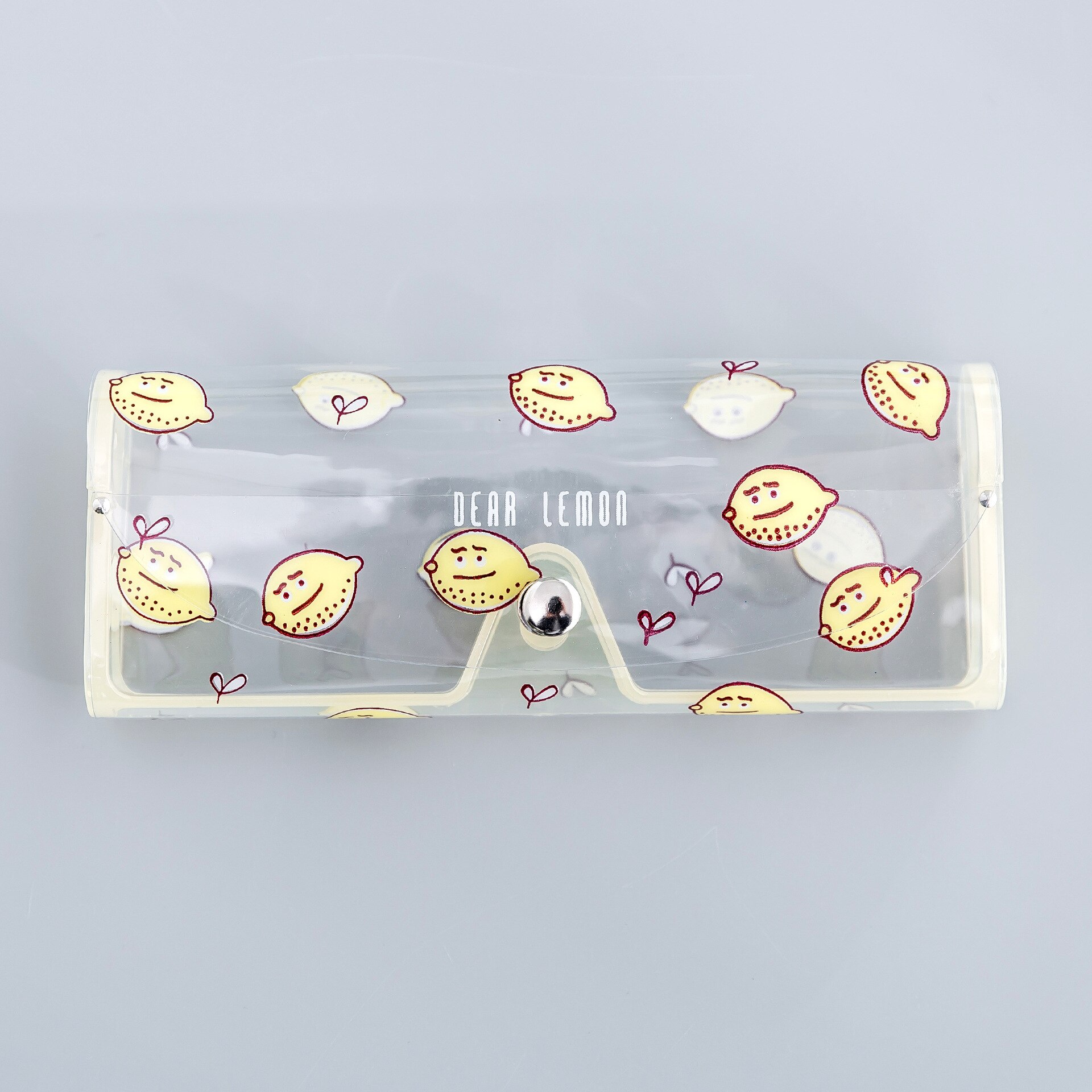 Transparent PVC Stationary Organizer School Pencil Box Stationery Office Supply