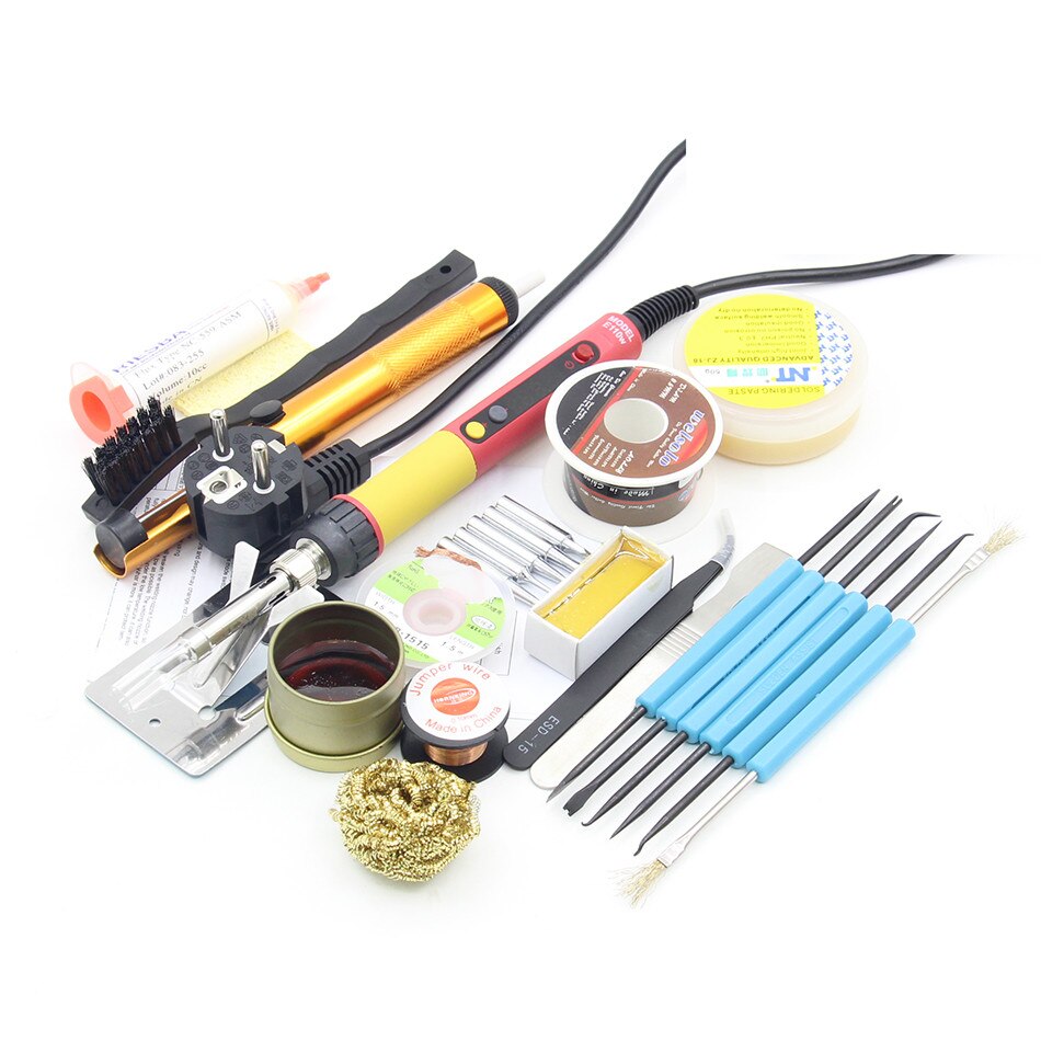 CXG E110WT Electric Soldering Iron AC110V 220V 110W rework soldering irons welding station 900M tips LCD digital upgrade: 220V EU / F