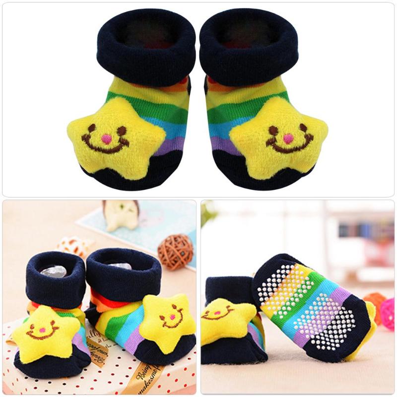 Baby Cute Cartoon Socks Newborn Baby Anti-Slip Indoor Floor infant Socks Shoes Boots Kids Clothes Accessories