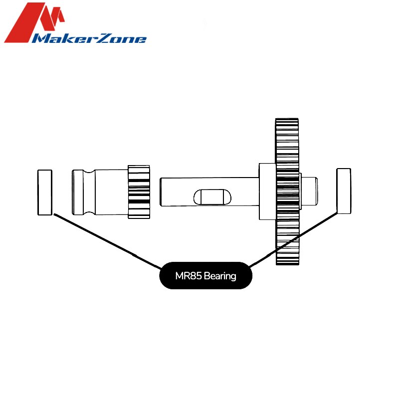 Dual Drive Extruder Kit for PRUSA DIY Direct/Bowden Feeding VORON Short-range Dual Extrusion Gear 3D Printer Parts