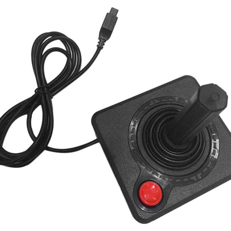 2Pcs Gaming Joystick Controller Voor Atari 2600 Game Rocker Met 4-Weg Hefboom En Enkele Actie Knop Retro gamepad