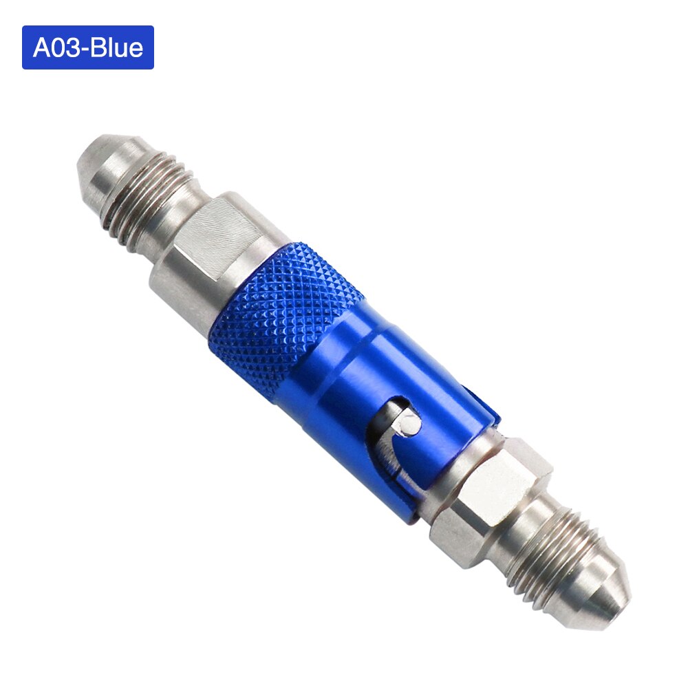 Alocnstar Aluminum AN-3 AN3 Straight Bend Brake Line Fluid Quick Release Connect Fitting Adapter Kit For Kawasaki Ninja DUCATI: A03