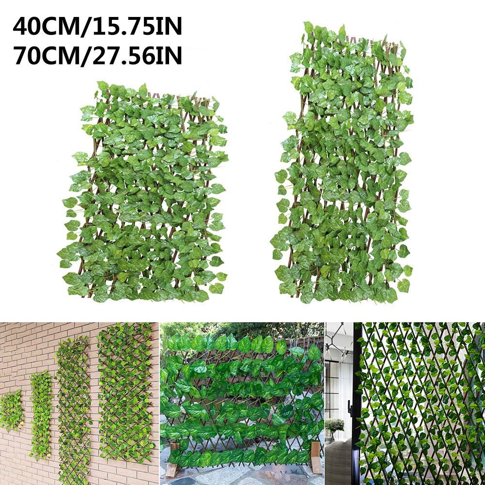 Artificial Fence Hedge Plants Hanging Panels Decorative Fence UV Protected Privacy Screen For Home Backyard Garden Decoration