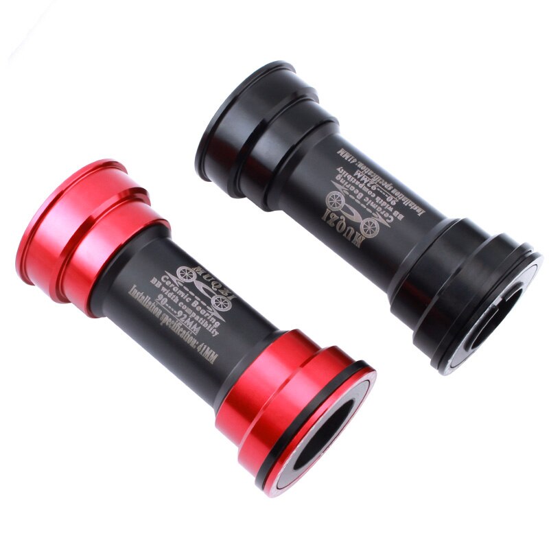 Muqzi keramiske lejer bundbeslag  bb90-92 passende landevejs mountainbike 41mm trykpas akse vandtæt  bb 22 24mm kranksæt