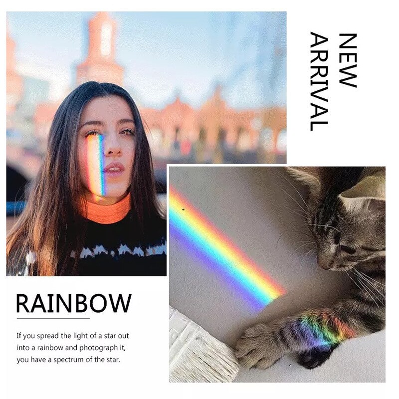 3PCS Prism Crystal Triangle Color K9 Optical Glass Right Angle Reflecting Prisme For Teaching Light Spectrum