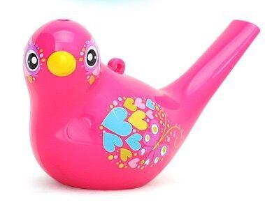 1 Pcs Grappig Bad Speelgoed Creatieve Simulatie Vogel Gesprekken Voeg Water Fluitje Kinderen Baby Zwemmen Speelgoed: Red