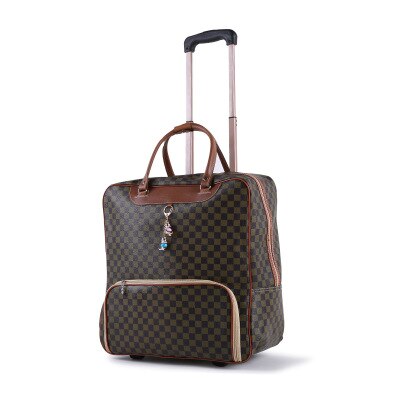 Vrouwen Trolley Bagage Rollende Koffer Casual Strepen Rolling Case Reistas op Wielen Bagage Koffer: A13