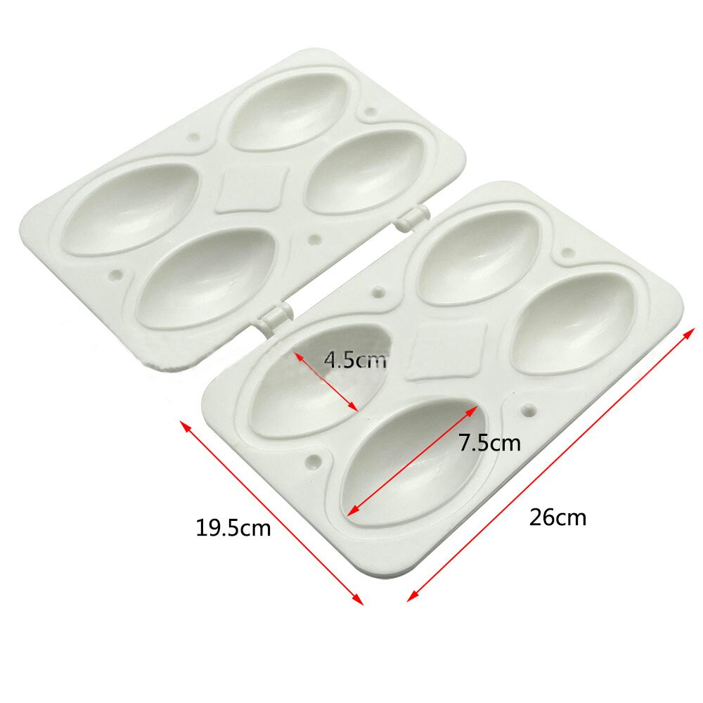 Kibbeh Maker Mold Meatball Tool Stuffing Mold Manual Meat Processor Kibbeh Meatloaf Maker: 4 cell