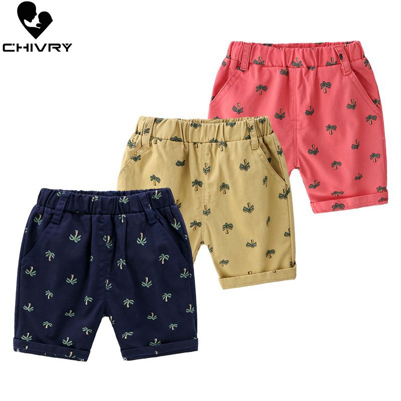 Neue freundlicher Jungen Sommer Strand kurze Hose freundlicher Kurze Hosen freundlicher Baby Jungen Elastische Druck Mittlere Taille kurze Hose Hosen