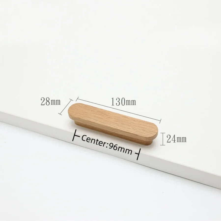Maniglie per mobili in legno naturale nordico Armadi Maniglie da cucina Maniglie Armadi e cassetti Manopole per comò Maniglie lunghe per guardaroba: Giallo