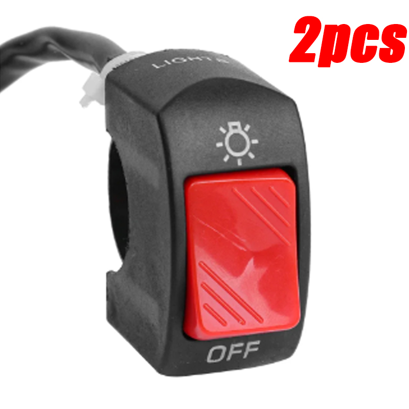 Universal Motorcycle Handlebar Kill Switch on Off Button Modification Button for 22MM Motorcycle ATVs Motorcycles Accessories: Dark Grey