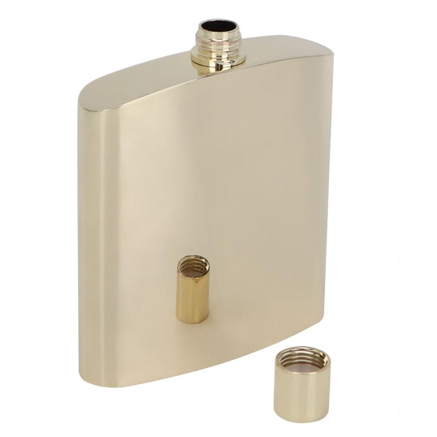 205ml Men's Jug Whiskey Wine Pot Flask Stainless Steel Folding Cup Proof Barware Drink Outdoor Funnel