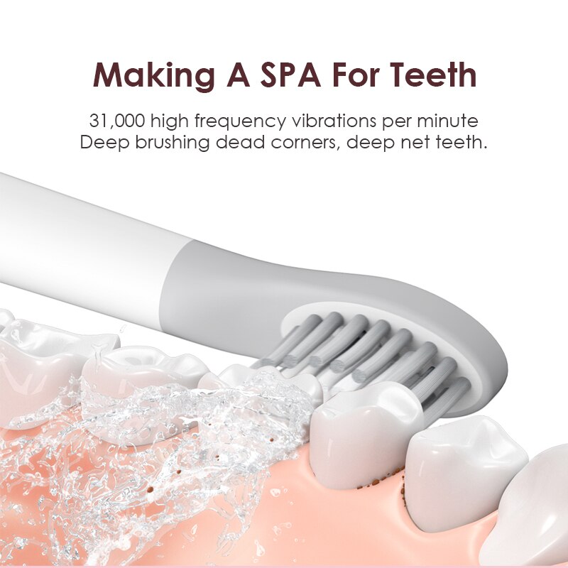 SOOCAS PINJING SO WHITE EX3 Sonic Electric Toothbrush brushes Ultrasonic Automatic Tooth Brush Rechargeable Waterproof Cleaning