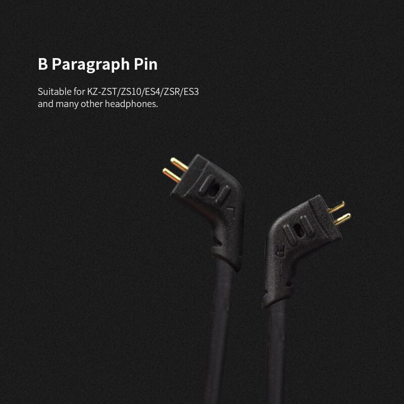 KZ Waterproof Aptx Bluetooth Module 4.2 Wireless Upgrade Cable Cord Applies Original Earphone MMCX ZST ZS6 ZSN ZS10 Pro AS16: B PIN