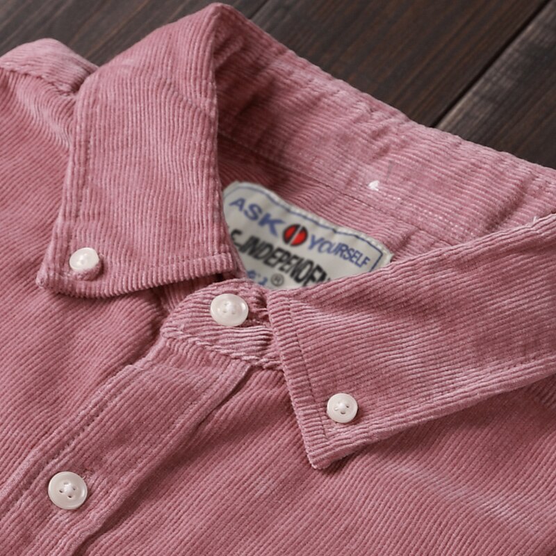 Hommes grande taille chemises grandes tailles velours côtelé à manches longues flanelle chemise velours côtelé hommes printemps automne robe chemise longue surdimensionné II50CS