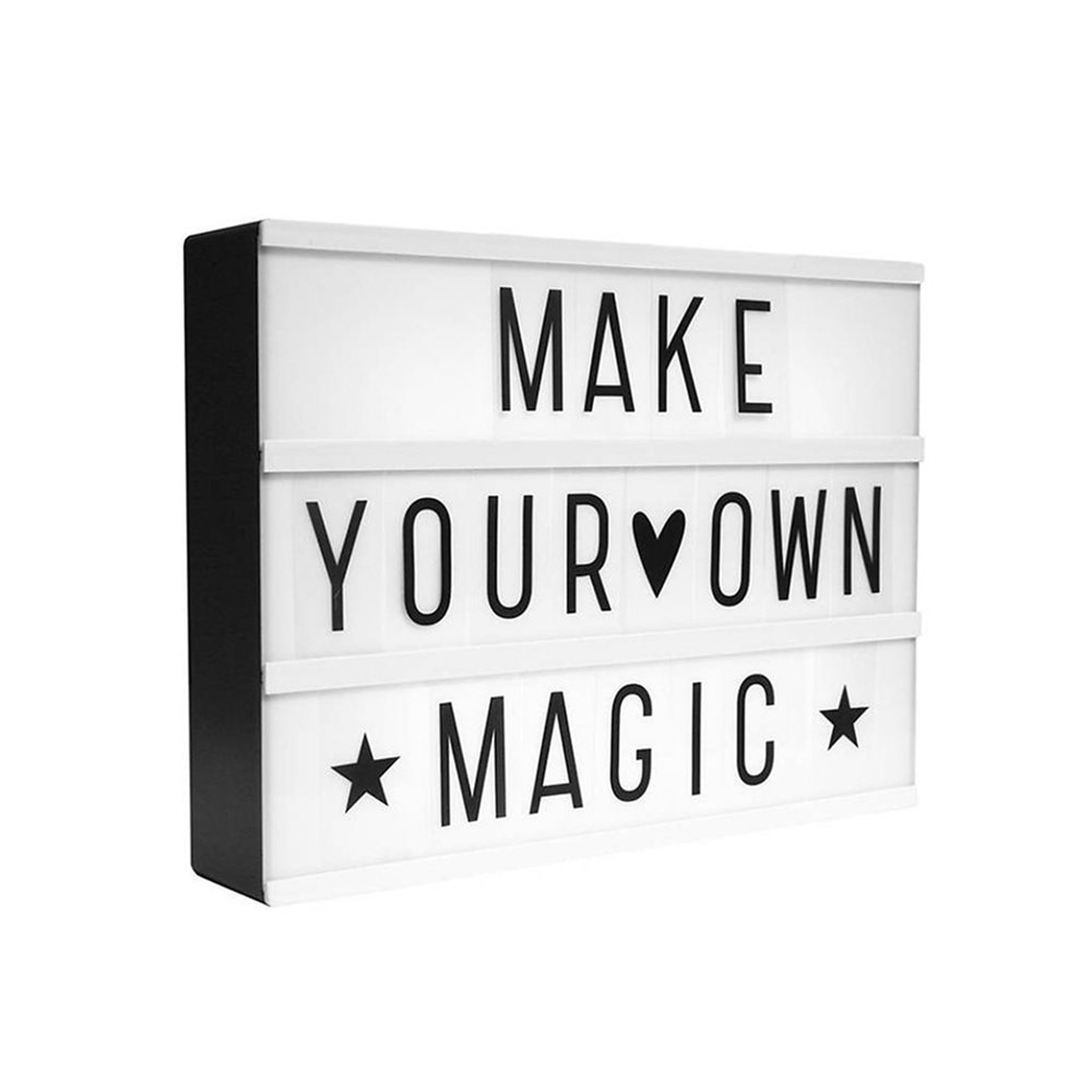 LED Advertising Light Lightbox A4 A6 LED DIY Letter Combination Light Box Night Lamp for Selling Meeting Teaching 6A/4A Size