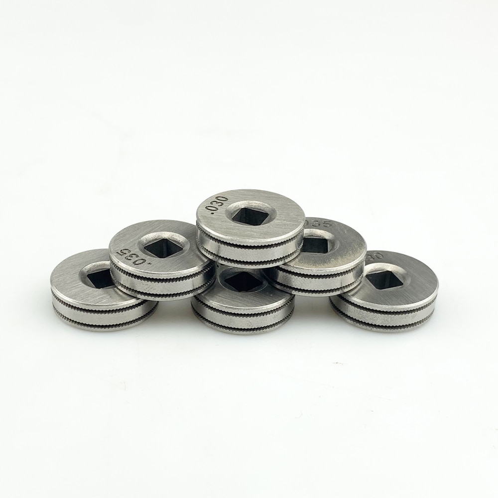 MIG/MAG Welding Machine 1KG Wire Feeding Roll V U K Knurl Groove 0.6mm 0.8mm 1.0mm of Steel Aluminum Flux Cord SSJ-16