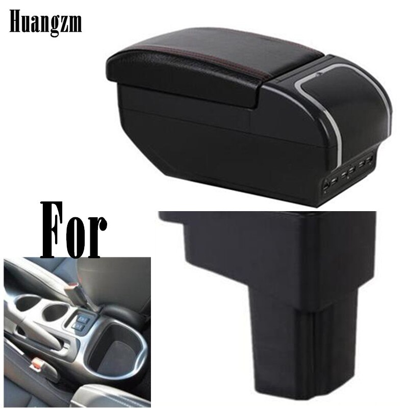 Pour Nissan Juke accoudoir boîte USB charge augmenter Double couche magasin central contenu support de verre cendrier accessoires accoudoirs